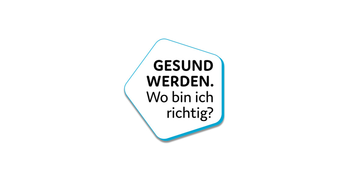 Logo von "Gesund werden. Wo bin ich richtig?"